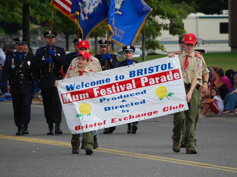 Classic New England - the mum parade is about community.