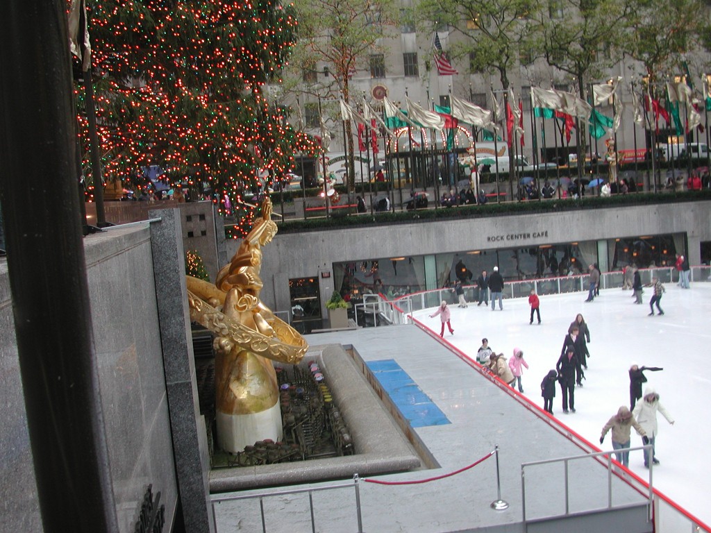 New York, New York - lights, ice skating - magic.